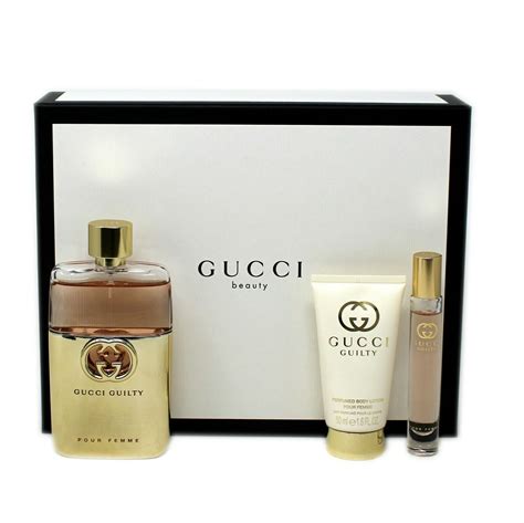 Gucci Guilty Pour Femme gift set in eau de parfum 